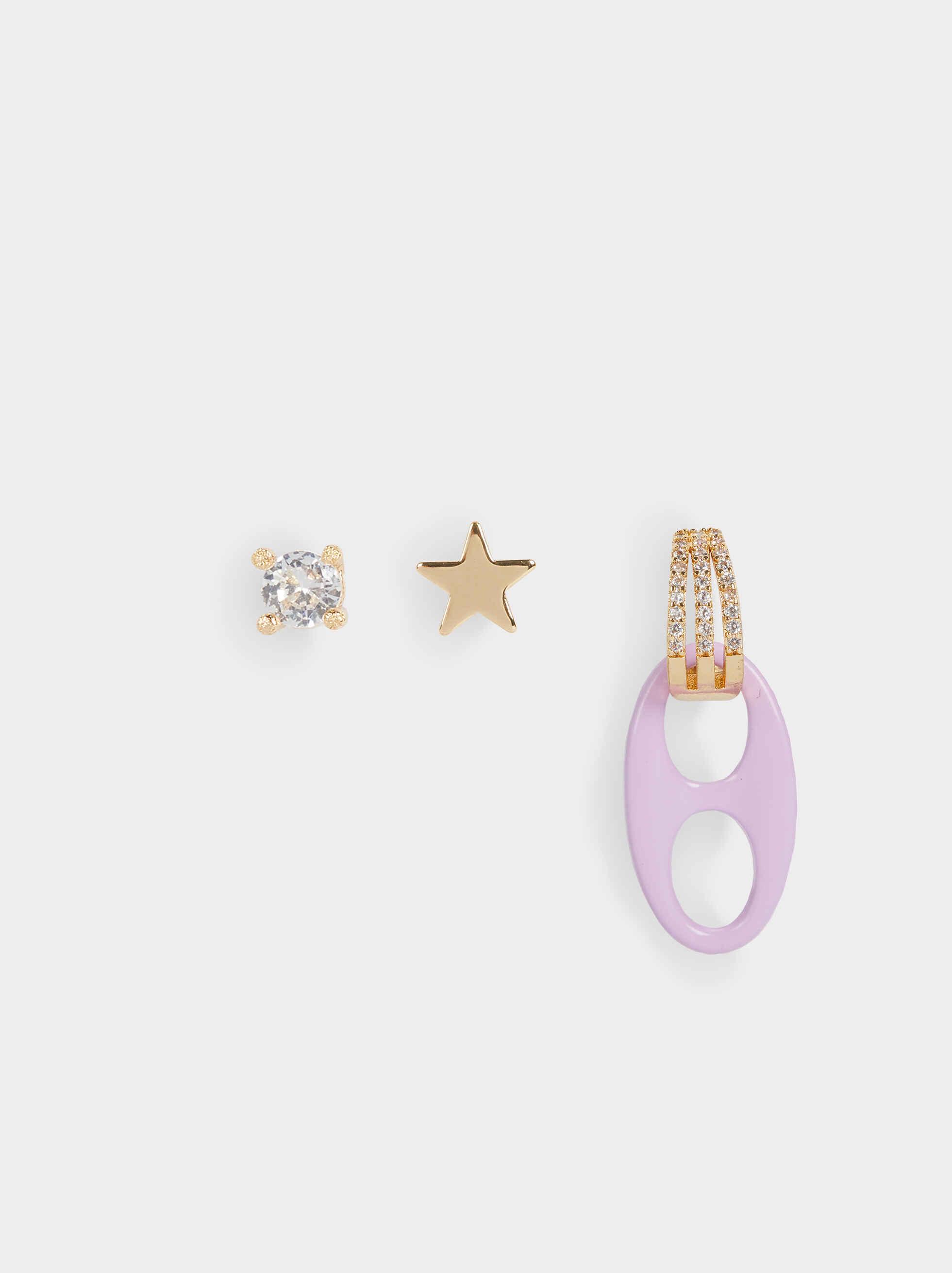 Женские серьги Parfois 186752 ONE Золотой