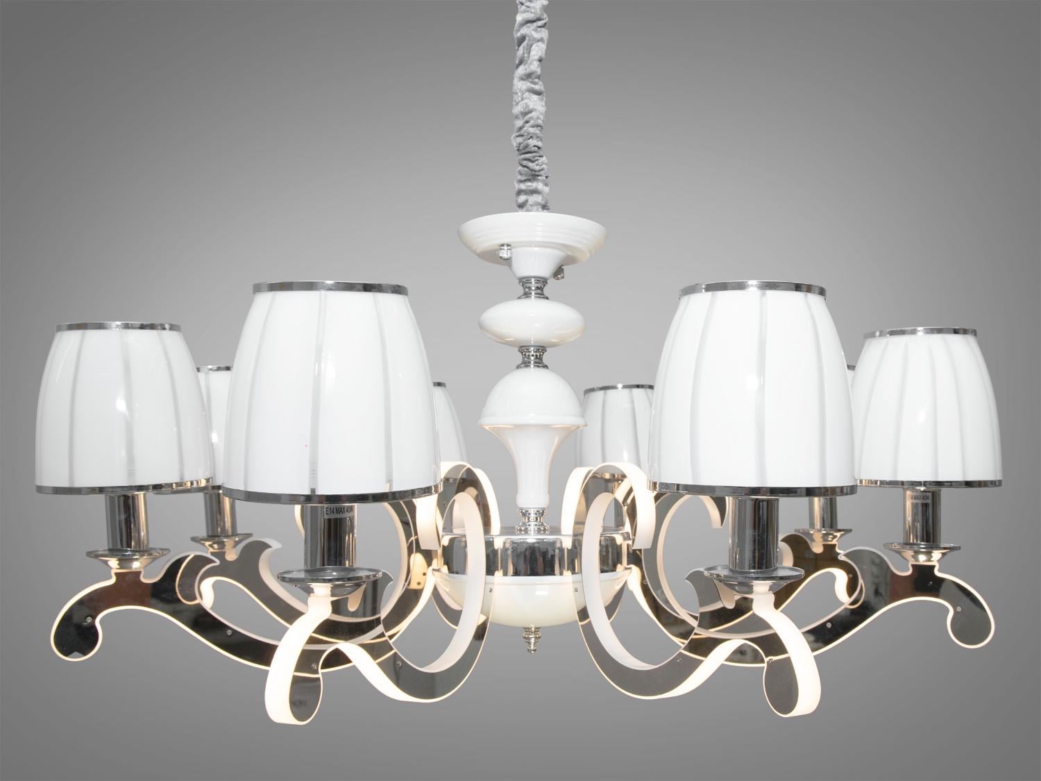 Люстра подвесная 41 Вт Хром (8316/8HR 3000K)