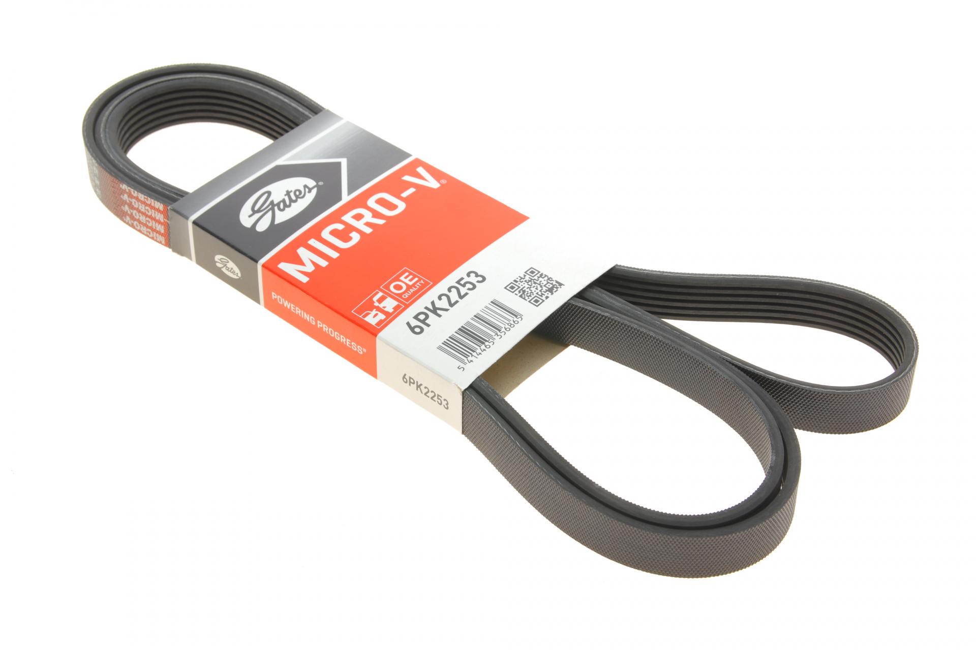 Ремень генератора GATES для MB C-class W202/E-class W211 2.2CDI/2.7CDI 98-09 (6PK2253)