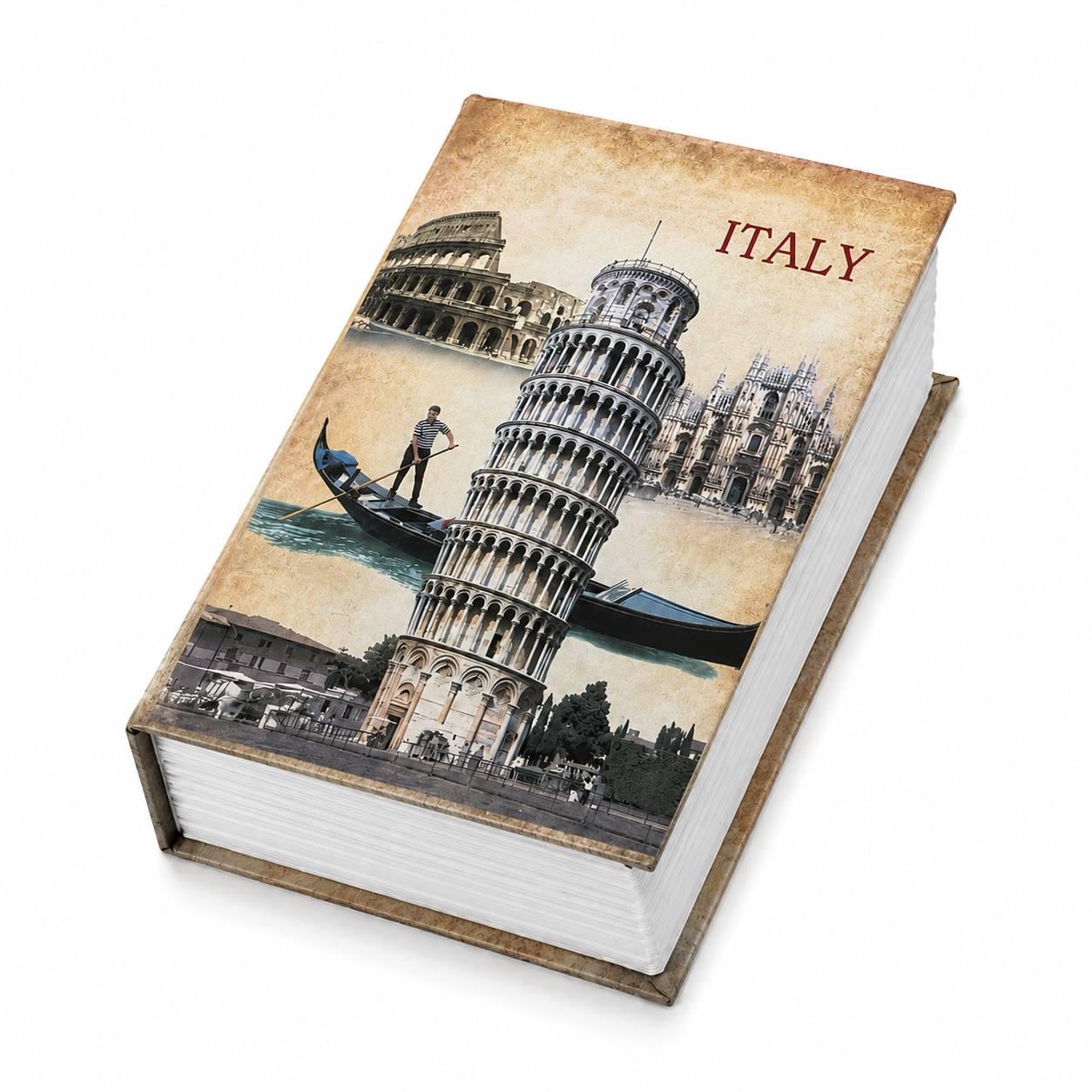 Книга-сейф HomeSafe ITALY M1194 тайник 18х11,5х5,5 см с ключевым замком (M1197)