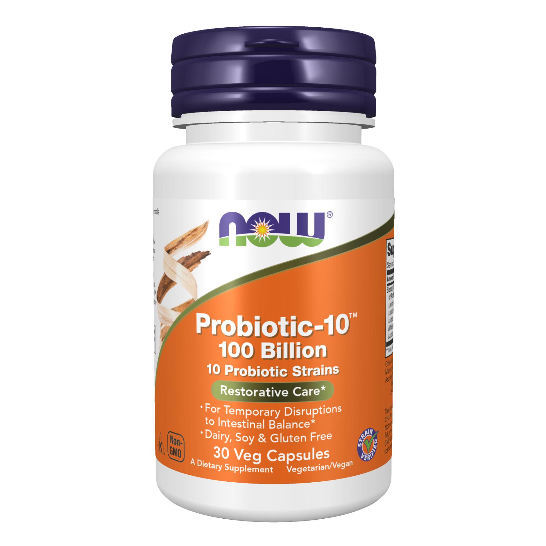 Натуральная добавка Probiotic-10 100 Billion 30 vcaps (2022-10-2605)