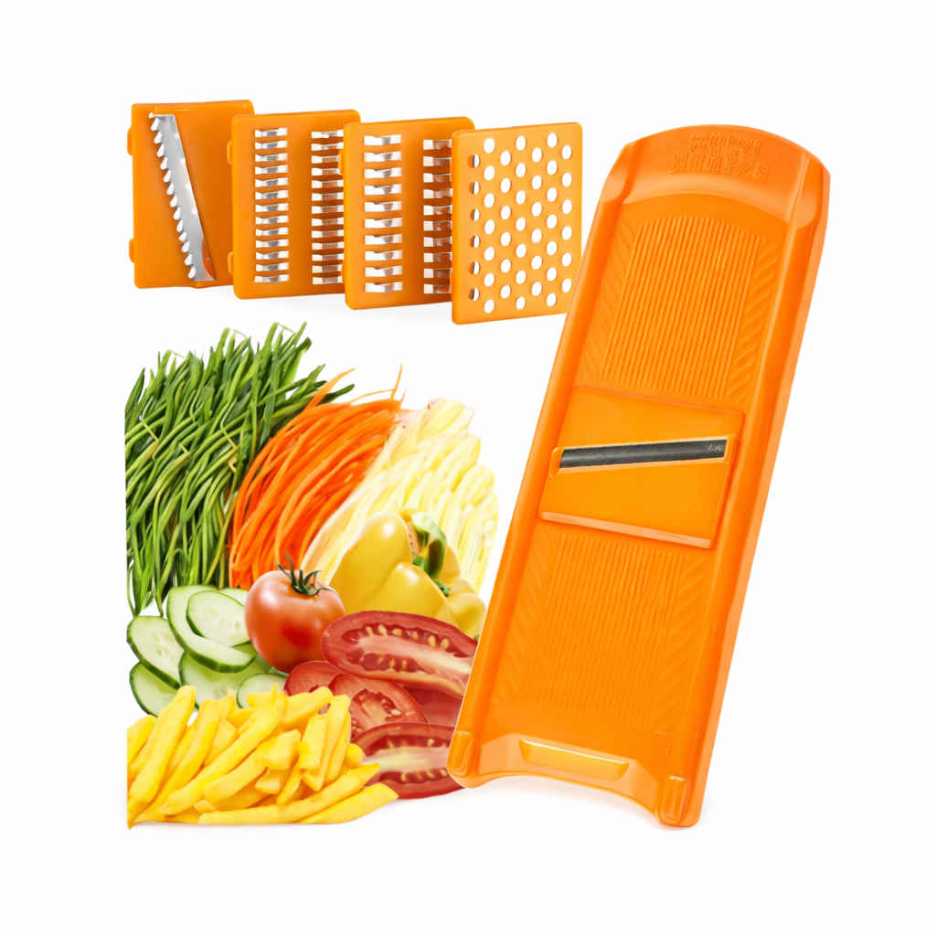 Овочерізка з насадками для нарізки кубиками соломкою та скибками (XJ5499)