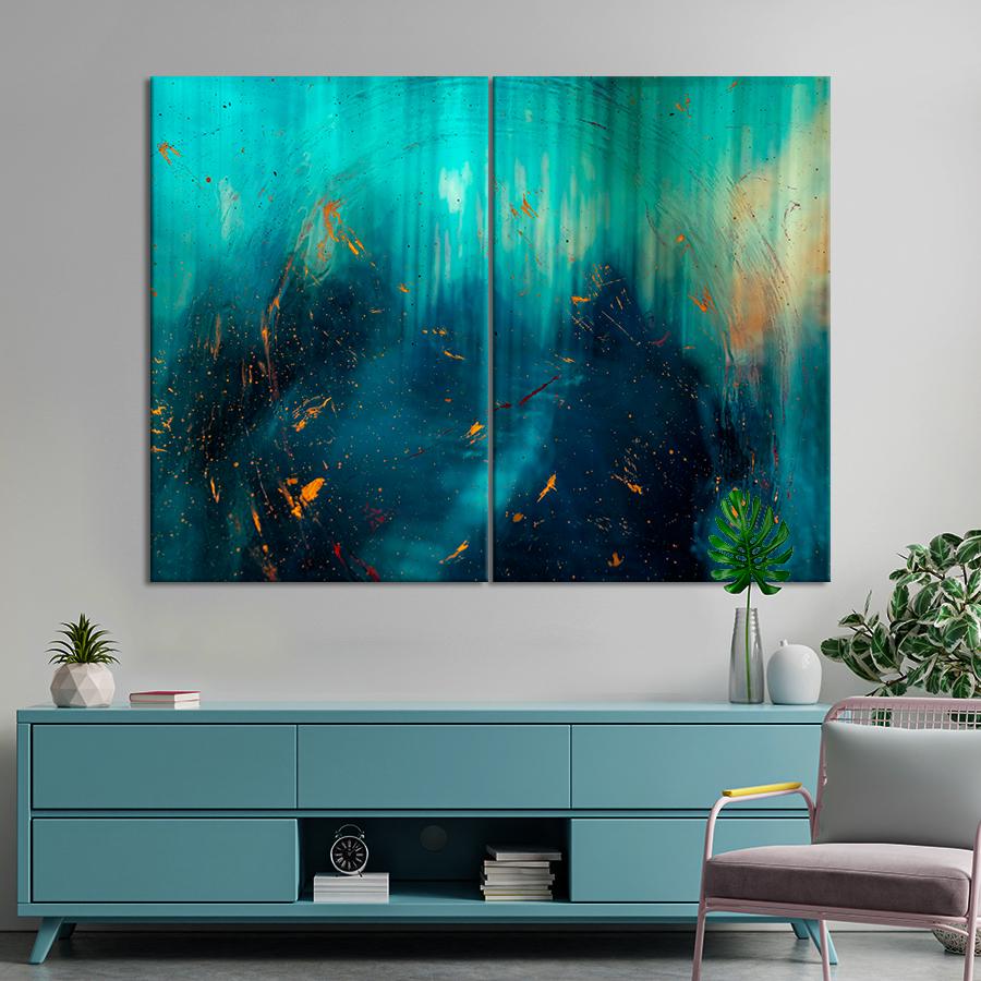 Картина Абстрактные волшебные искры 165x122 см (A936-2)