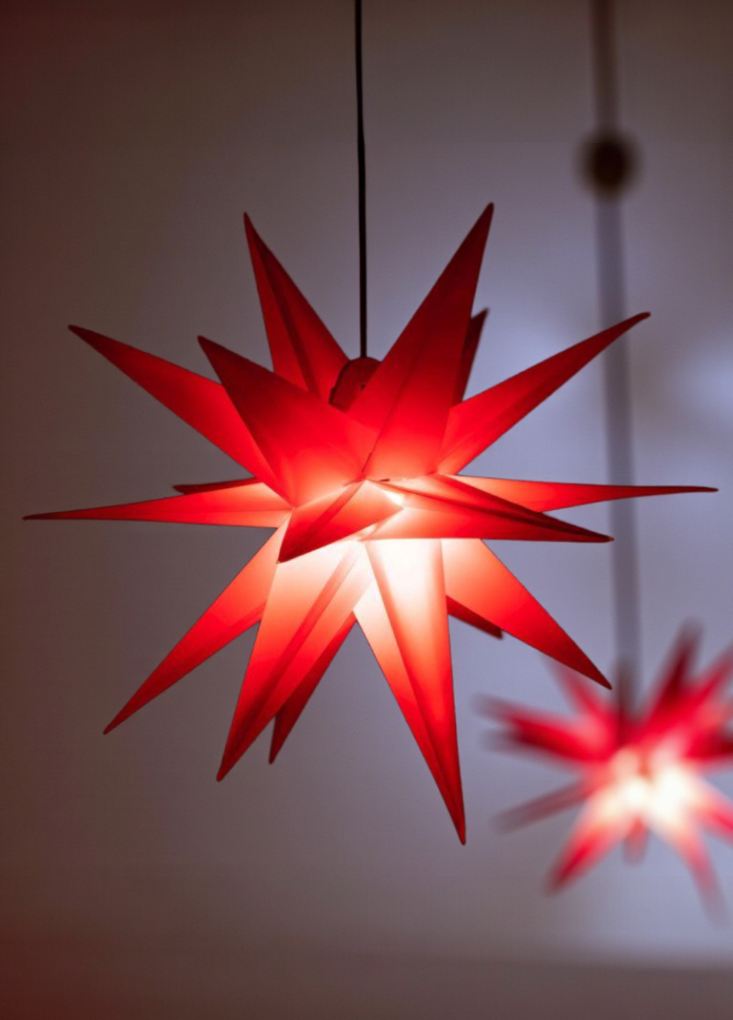 Рождественская звезда Livarno Home Christmas Star 6 Led 57x48x44 см Красный (7956)