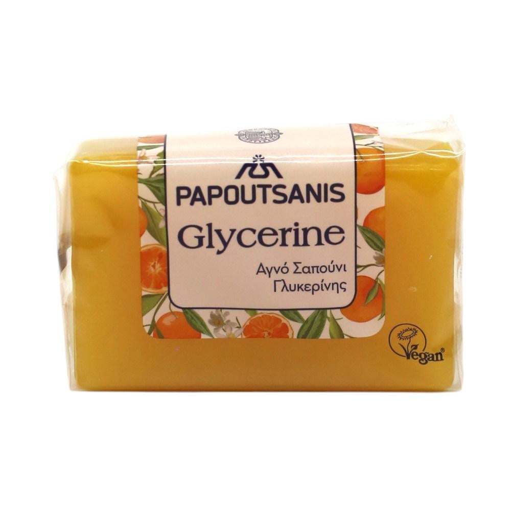 Мыло твердое глицериновое Papoutsanis Yellow 125 г