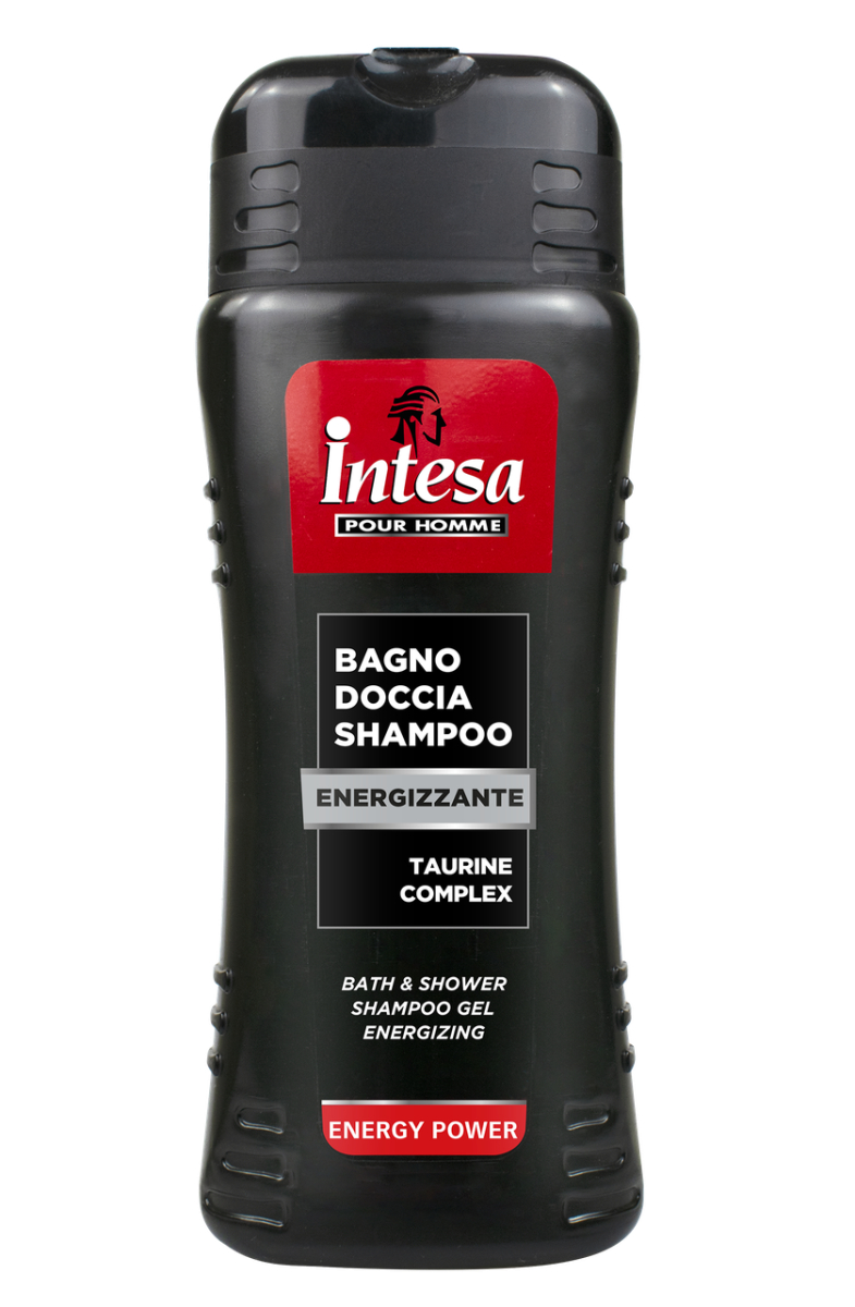 Шампунь-гель для душа Intesa Pour Homme Bath Shower Shampoo Energy Power 500 мл (12373)