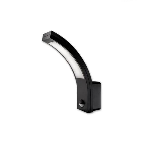 Cветильник cветодиодный фасадный master mL-2734 10W 4000K IP54 с датчиком движения Black (1480809384)