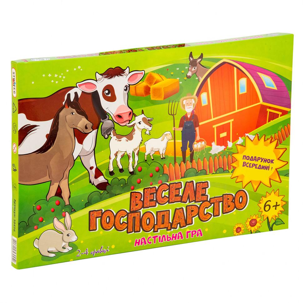 Настільна гра Strateg-бродилка Веселе господарство 30456 (RLT20516)