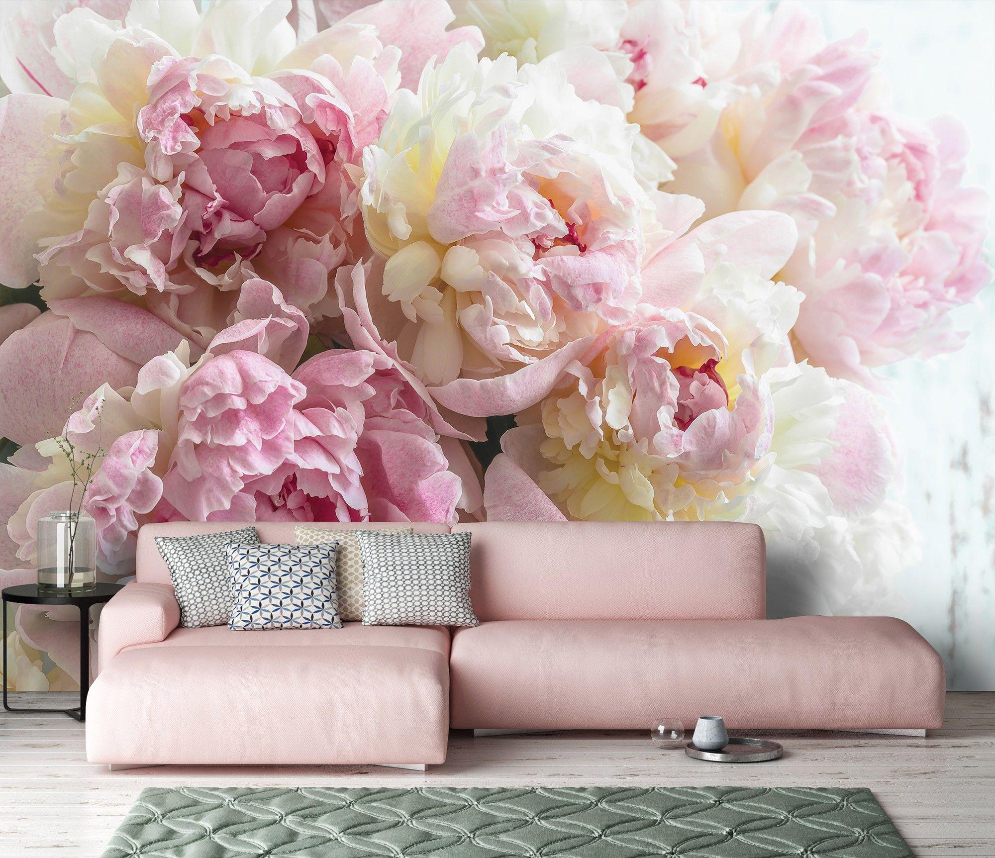 Фотошпалери вінілові 3D Consalnet Рожеві півонії з клеєм 208x146 см (13817WVZXL) - фото 4