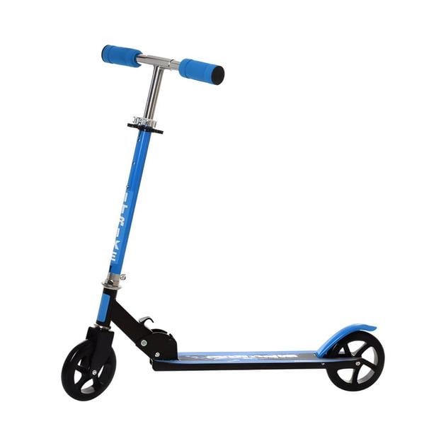 Самокат двухколесный складной iTrike SR 2-005-BLB Синий - фото 1