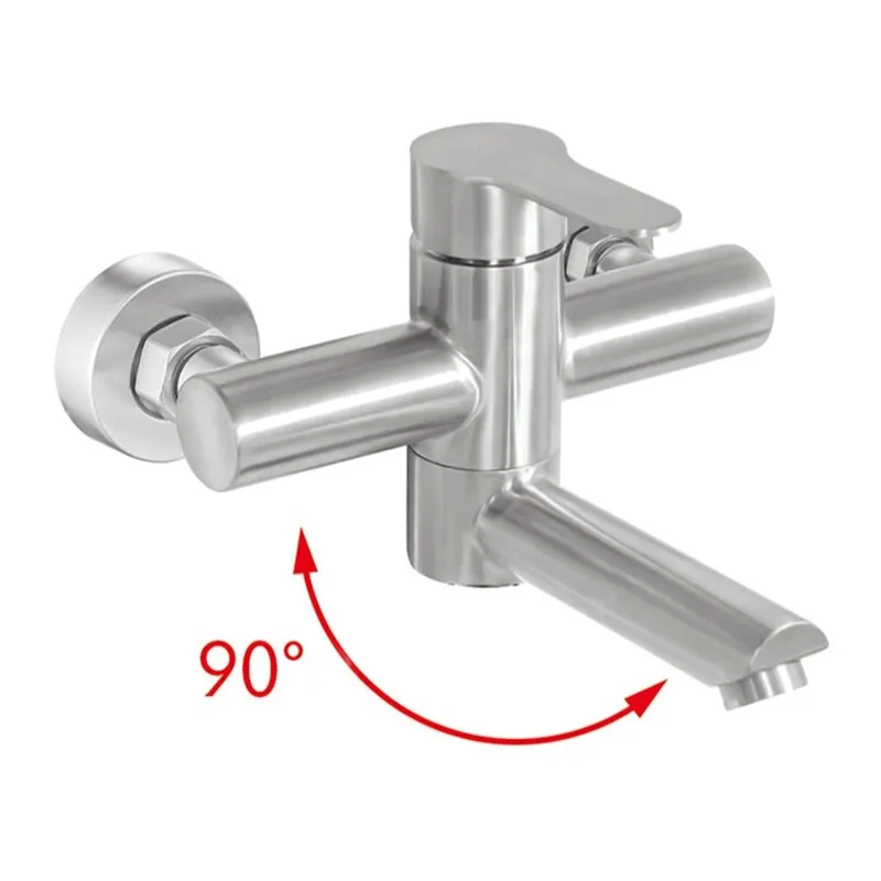 Смеситель для ванны Haiba DAX-009 Euro из нержавеющей стали (HB9613) Смеситель для ванны Haiba DAX-009 Euro из нержавеющей стали (HB9613)