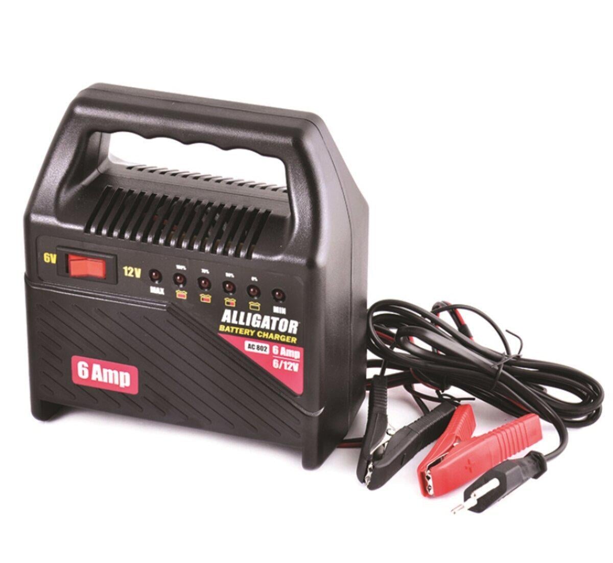 Зарядное устройство для автомобильных аккумуляторов Alligator-802 max MSG-80 Ah 6/12 V/6 А (00000157433)