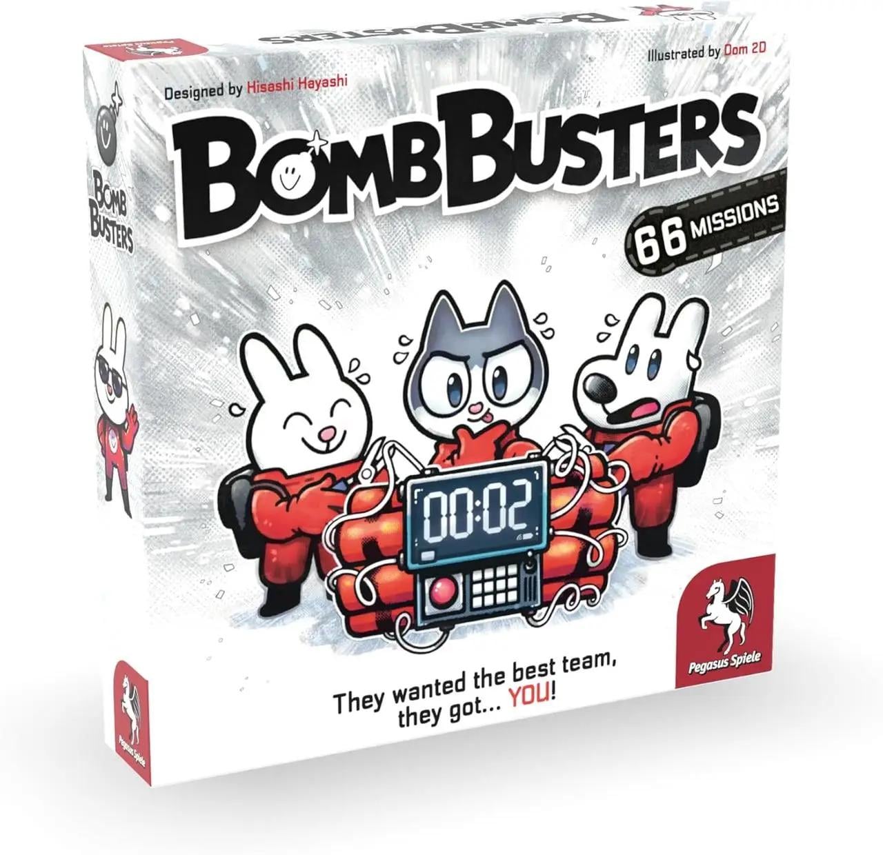Настольная игра кооперативная Bomb Busters Pegasus Spiele для взрослых/детей Бомбастеры на немецком языке (SKU-163)