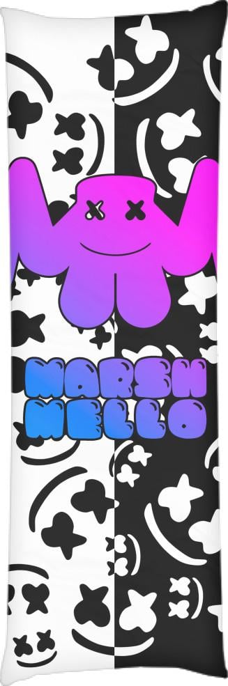 Подушка дакимакура Marshmello 22 50x150 см (13545949)