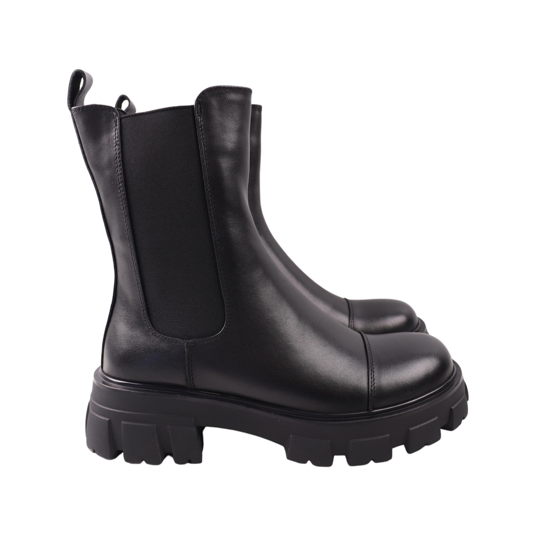 Ботинки женские Melanda натуральная кожа р. 39 Черный (185-23DHC)