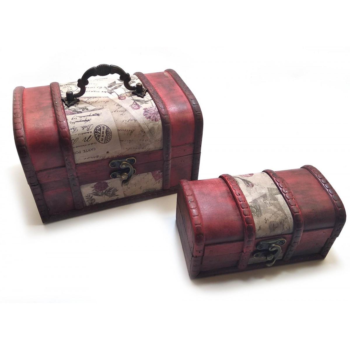 Скриньки дерев'яні вінтажні 2 шт.