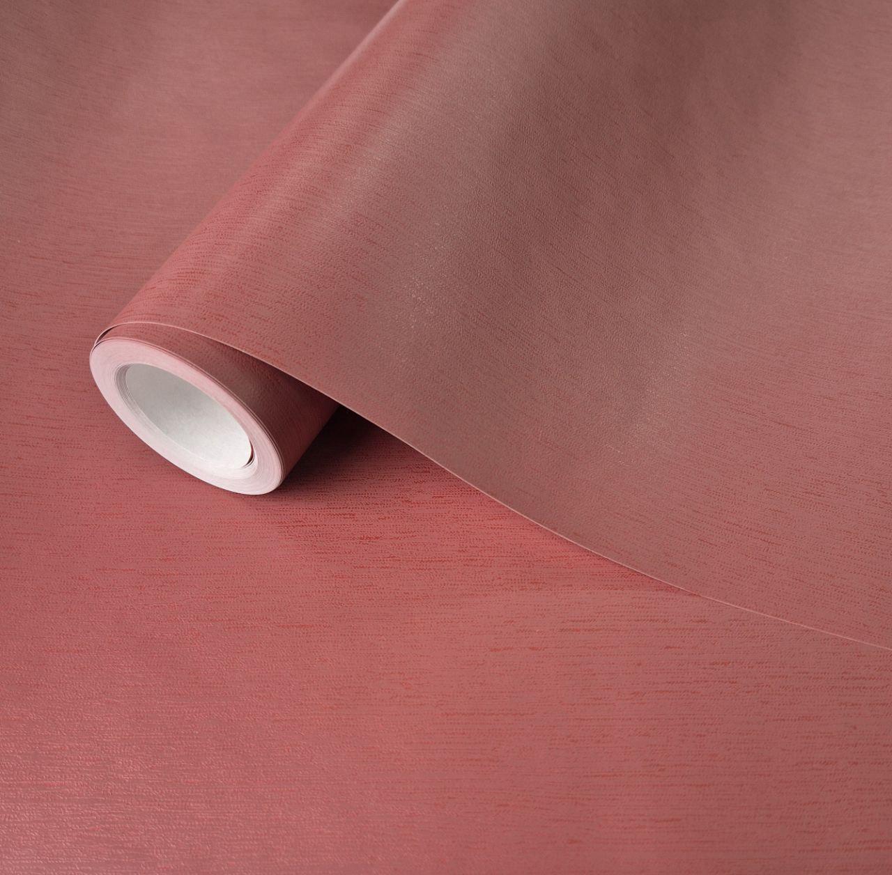 Обои виниловые Marburg Astoria 53736 однотонные для спальни/гостиной/кабинета 0,53x10,05 м Коричнево-бордовый (2731177686)