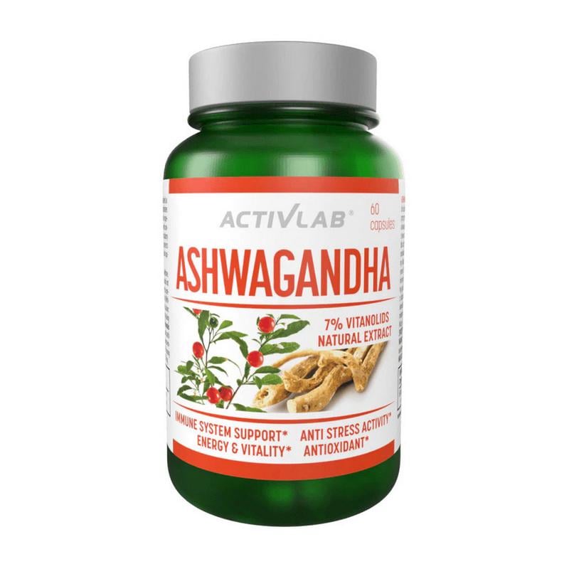 Ашваганда Activlab Ashwagandha 300 мг 7% витаминов 60 капс.