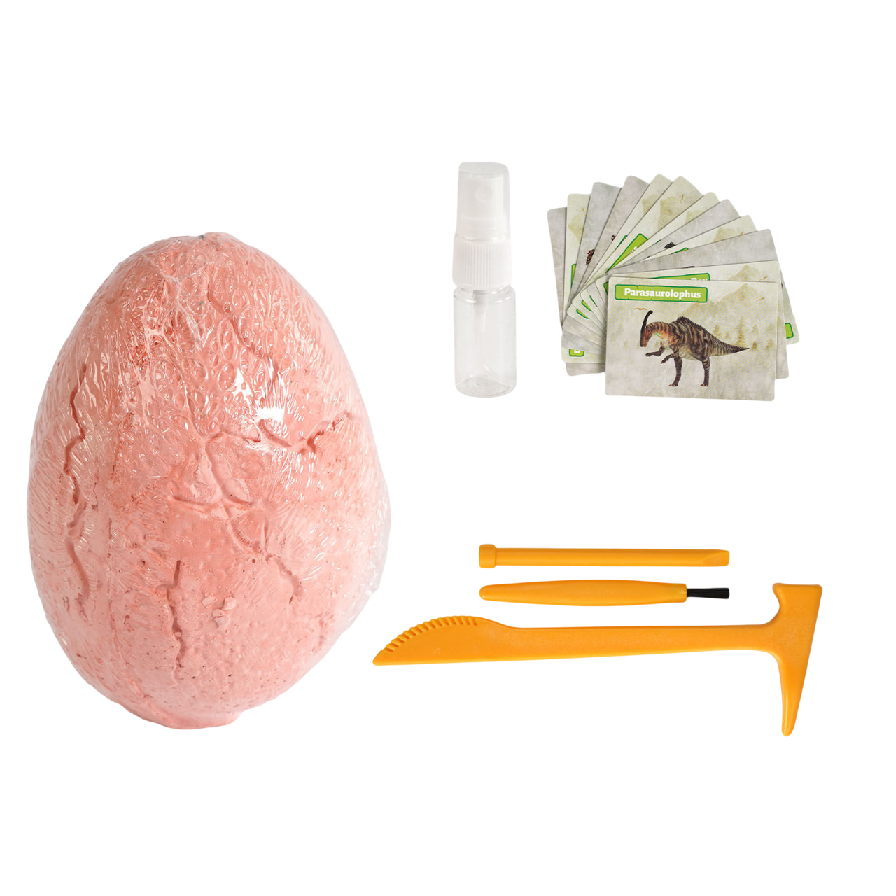 Игровые раскопки 12 фигурок/12 карточек с динозаврами/молоток Multicolor (155609)