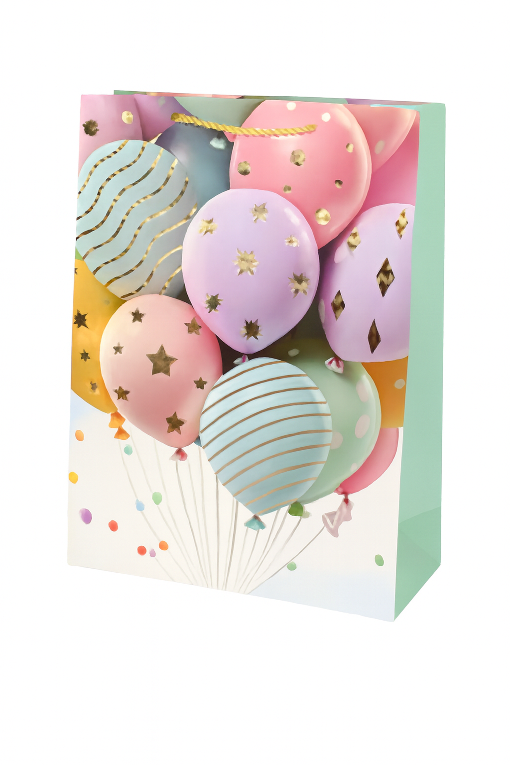 Подарочный пакет Balloons R98343-S 18х23х10 см Салатовый (32534401) Подарочный пакет Balloons R98343-S 18х23х10 см Салатовый (32534401)