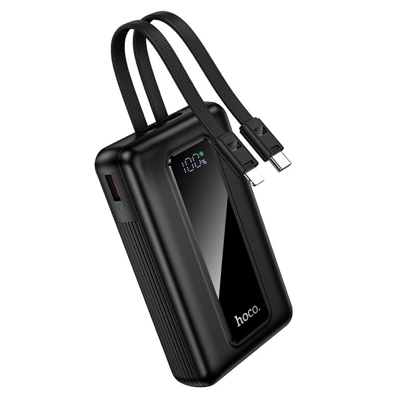 Внешний аккумулятор Hoco J162A Full power 22.5W+PD20W fully compatible with 2 cables 20000 mAh Black (34603170)