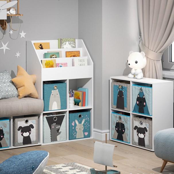 Комод детский высокий Vicco Luigi 72x114 Белый - фото 4 Комод детский высокий Vicco Luigi 72x114 Белый - фото 4