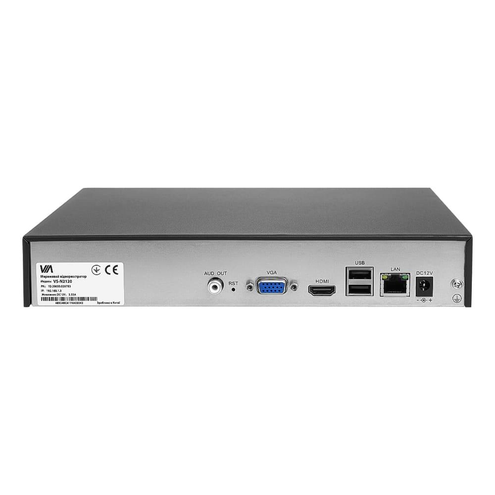 Відеореєстратор VIA Security NVR VS-N2120 20-канальний - фото 4