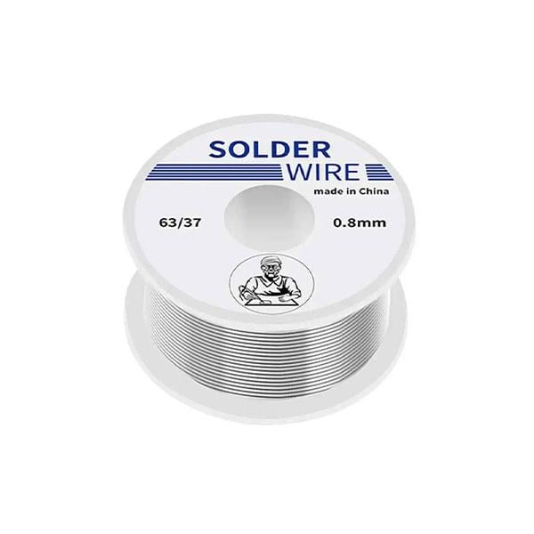 Припой без флюса 0.8 мм 100 г катушка для пайки 63/37 Sn-Pb (id_3021)