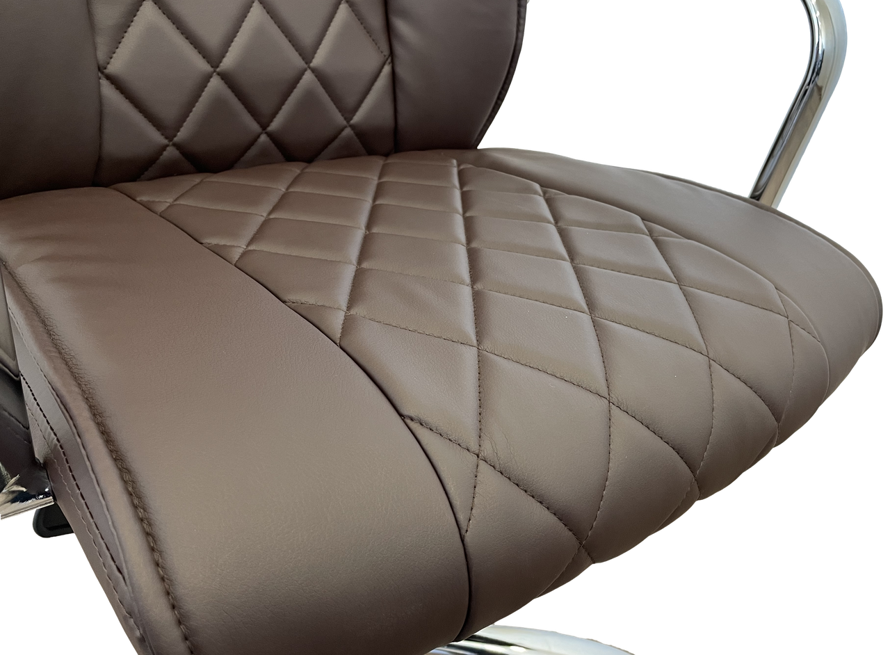 Кресло руководителя Техфорвард Дионис ANF эко-кожа крестовина хром Коричневый - фото 4 Кресло руководителя Техфорвард Дионис ANF эко-кожа крестовина хром Коричневый - фото 4