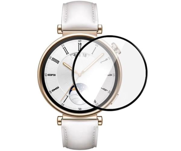 Защитное стекло противоударное SoftGlass Full Cover P ммA для Huawei Watch GT 5 Pro 46 мм Black
