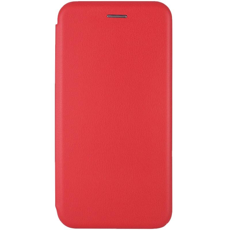 Противоударный кожаный чехол (книжка) Classy для Xiaomi Redmi 9 Красный
