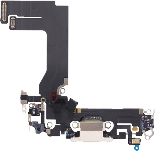 Нижний шлейф для iPhone 13 Mini White (P806)