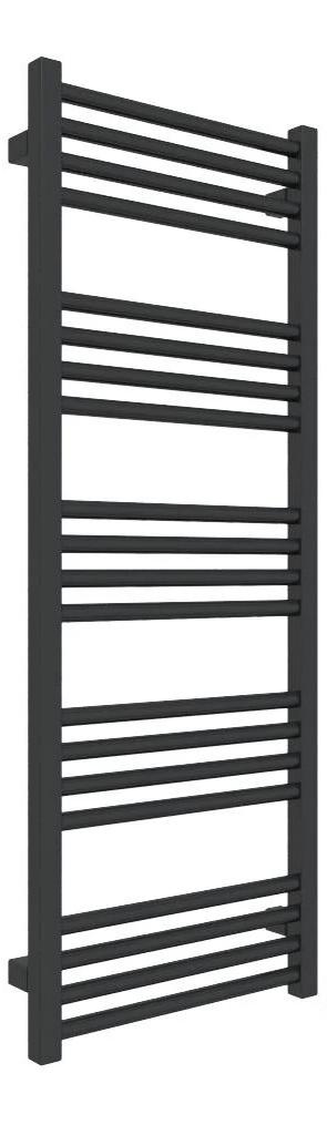 Полотенцесушитель комбинированный Terma Fiona ТЄН ONE с вентилем Unico 1140x400 мм Black mat (353)