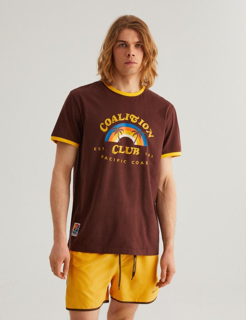 Футболка мужская Diverse CLTN RETRO 23 XL Коричневый (5902598847515)