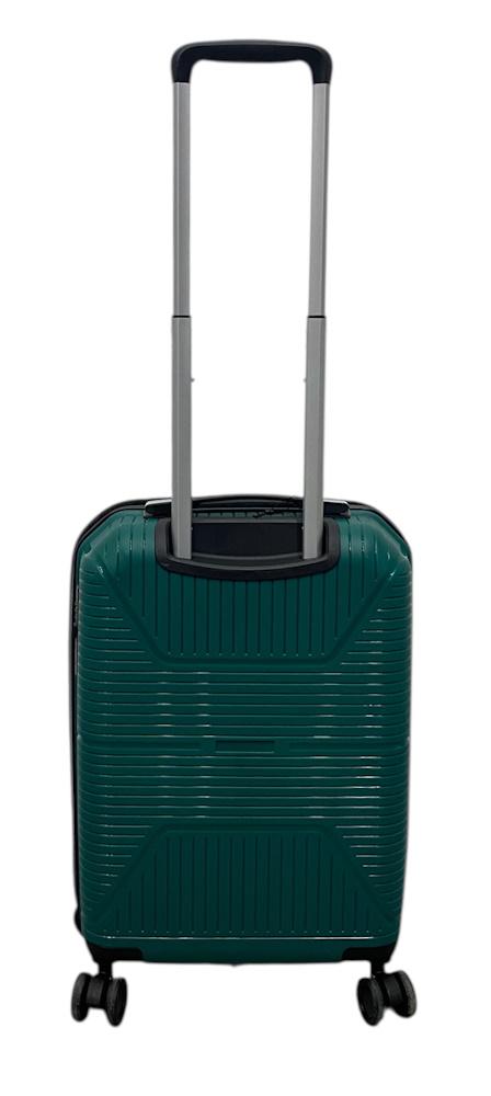 Чемодан маленький для ручной клади AIRTEX Worldline 291 полипропилен S Зеленый (291/62/51) - фото 3