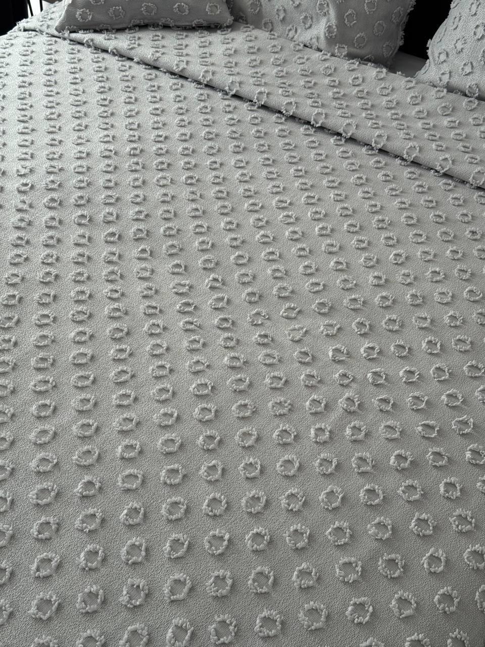 Покривало Інгрід 240x250 см Сірий (22899-8-240x250cm) - фото 4 Покривало Інгрід 240x250 см Сірий (22899-8-240x250cm) - фото 4