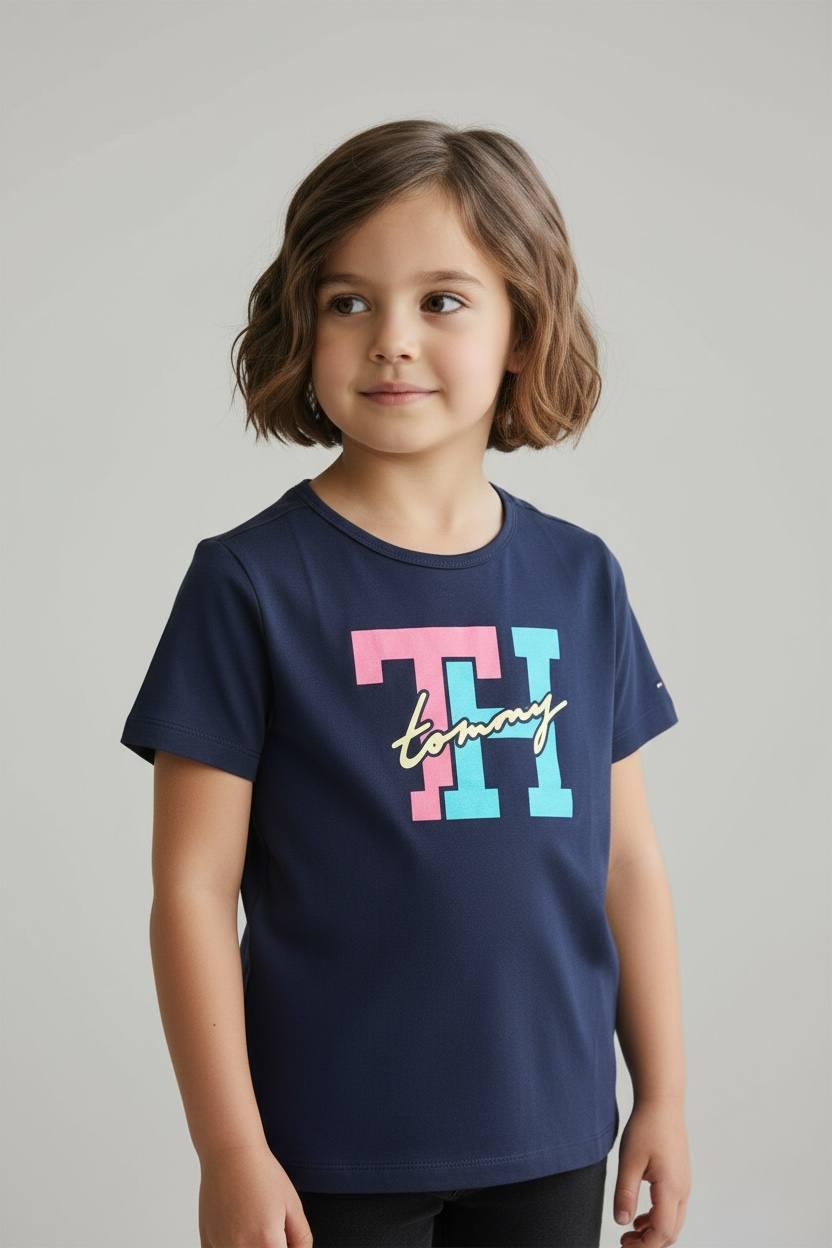 Футболка Tommy Hilfiger L 12/14 лет 152-164 см Синий (0012960)