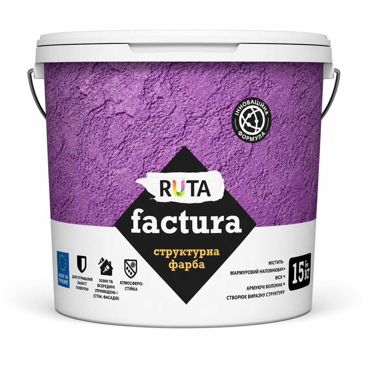 Краска структурная декоративная RUTA Factura 15 кг (3150871441)