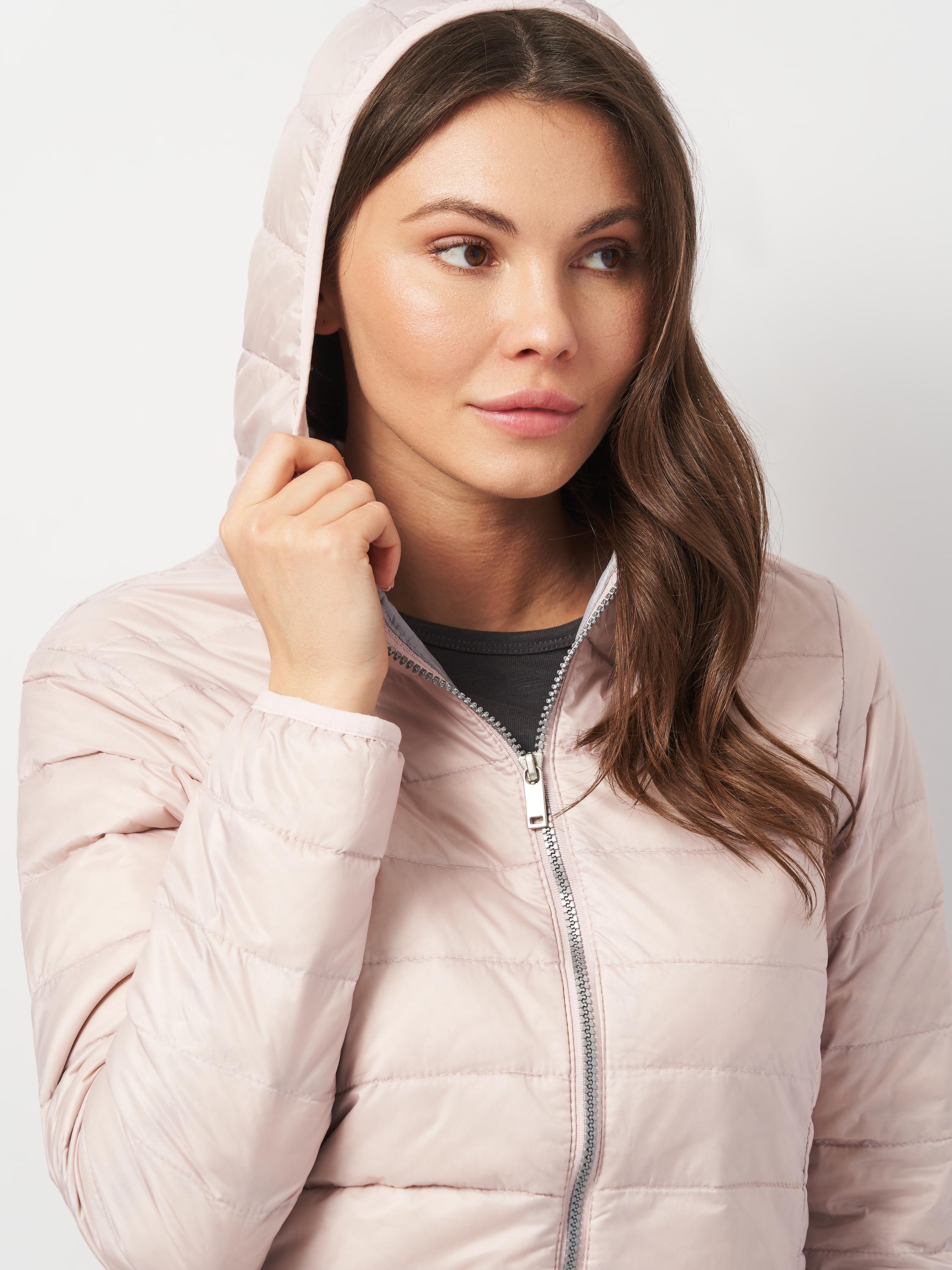 Куртка пухова Up2Fashion M Світло-рожевий (26071213) - фото 4 Куртка пухова Up2Fashion M Світло-рожевий (26071213) - фото 4