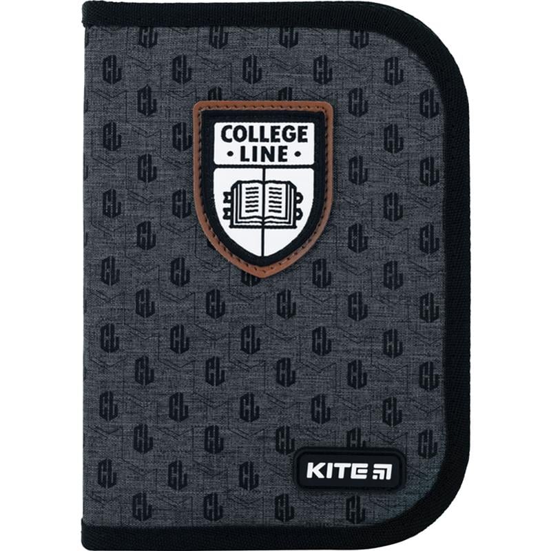 Пенал без наполнения Kite College Line boy 1 отделение 2 отворота (K22-622-2)