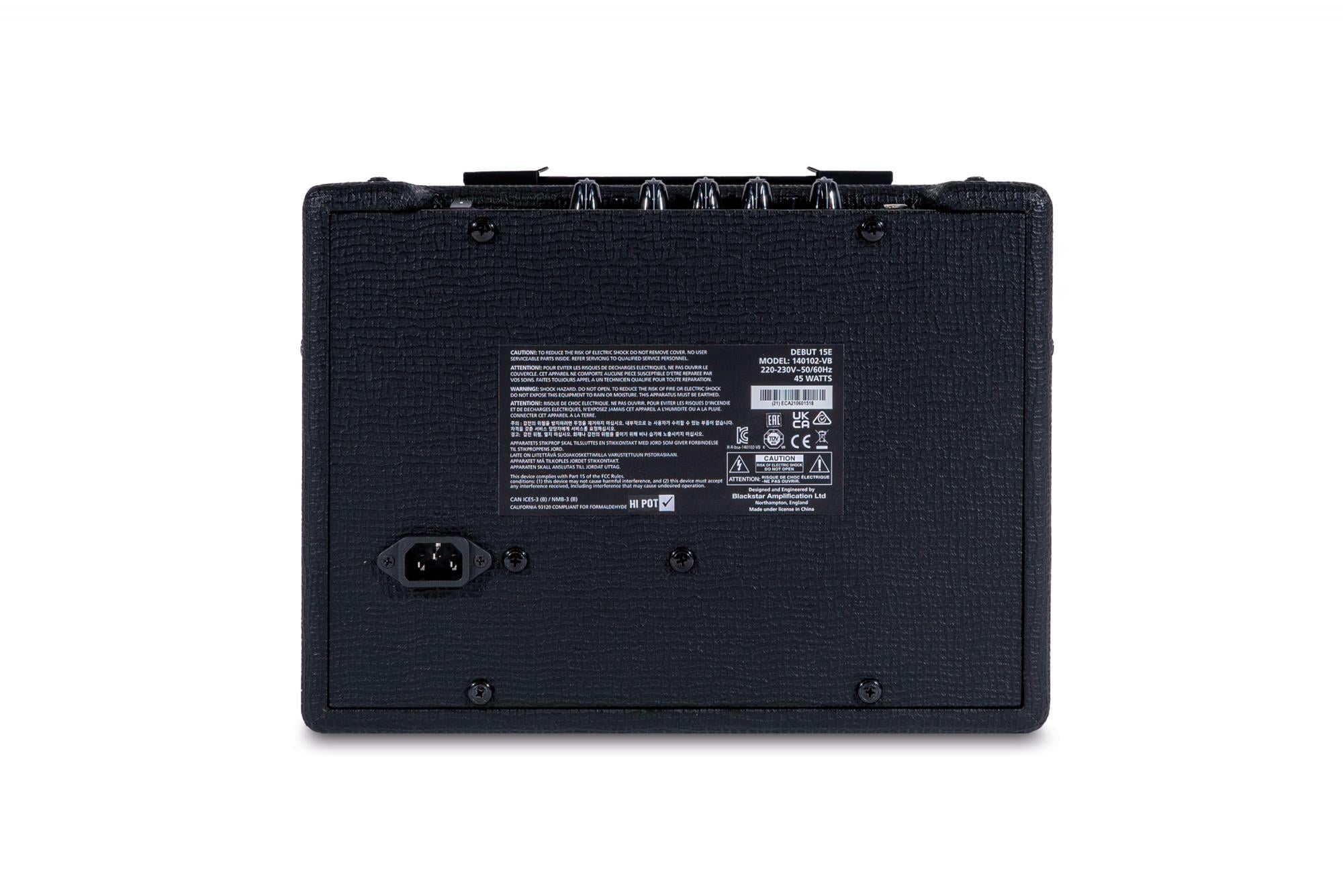 Комбопідсилювач для електрогітари Blackstar Debut 15E Black - фото 5