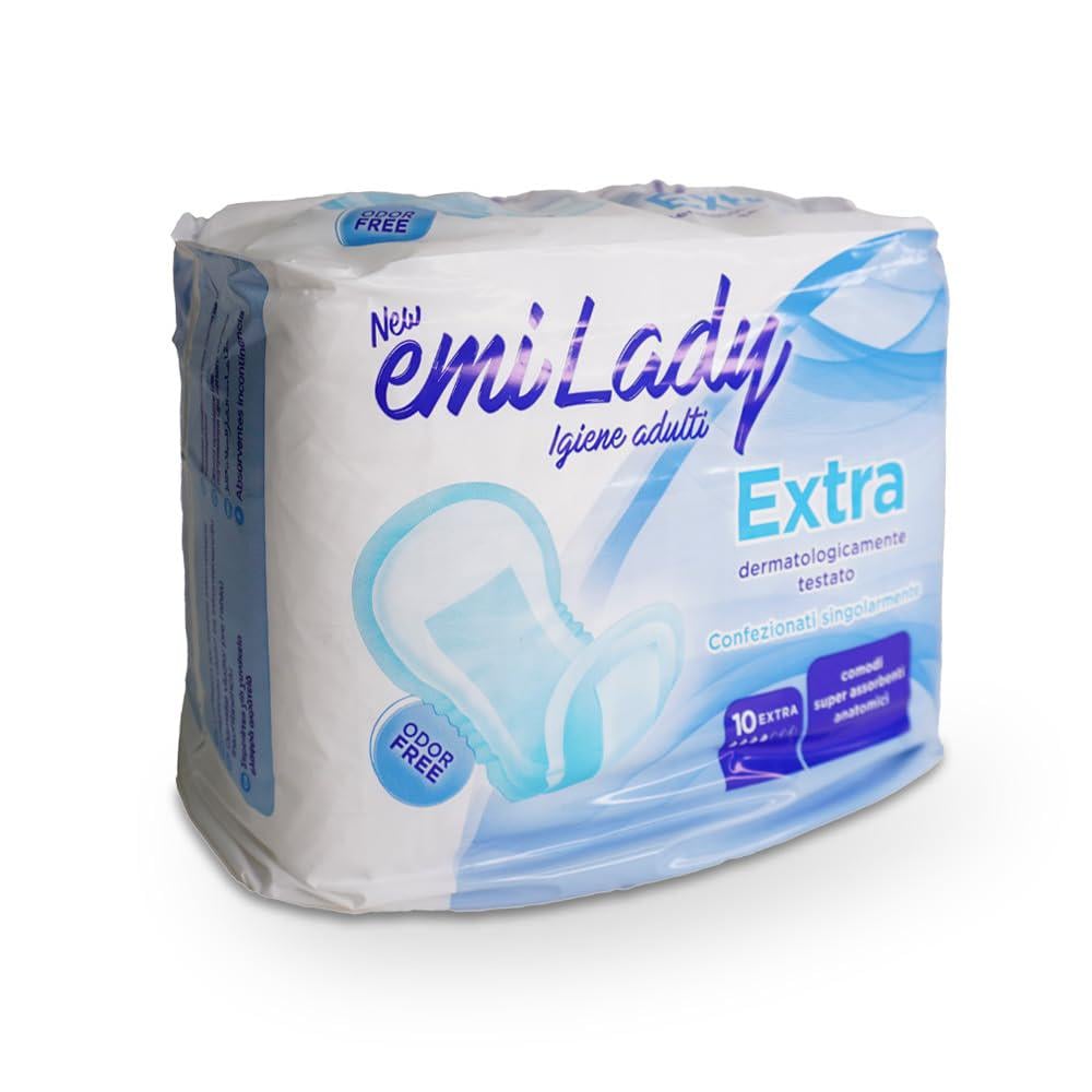 Прокладки женские урологические Emi Lady Extra сложенные 4 капли 10 шт.