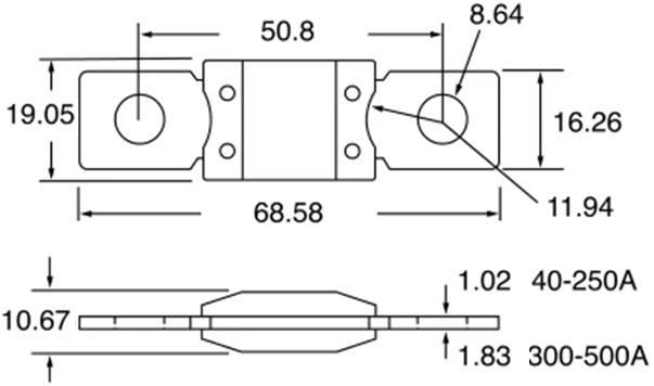 Корпус для запобіжника LITTEL FUSE ANM-H3 MEGA силового/плавкого M8 (ANMH3box) - фото 10 Корпус для запобіжника LITTEL FUSE ANM-H3 MEGA силового/плавкого M8 (ANMH3box) - фото 10
