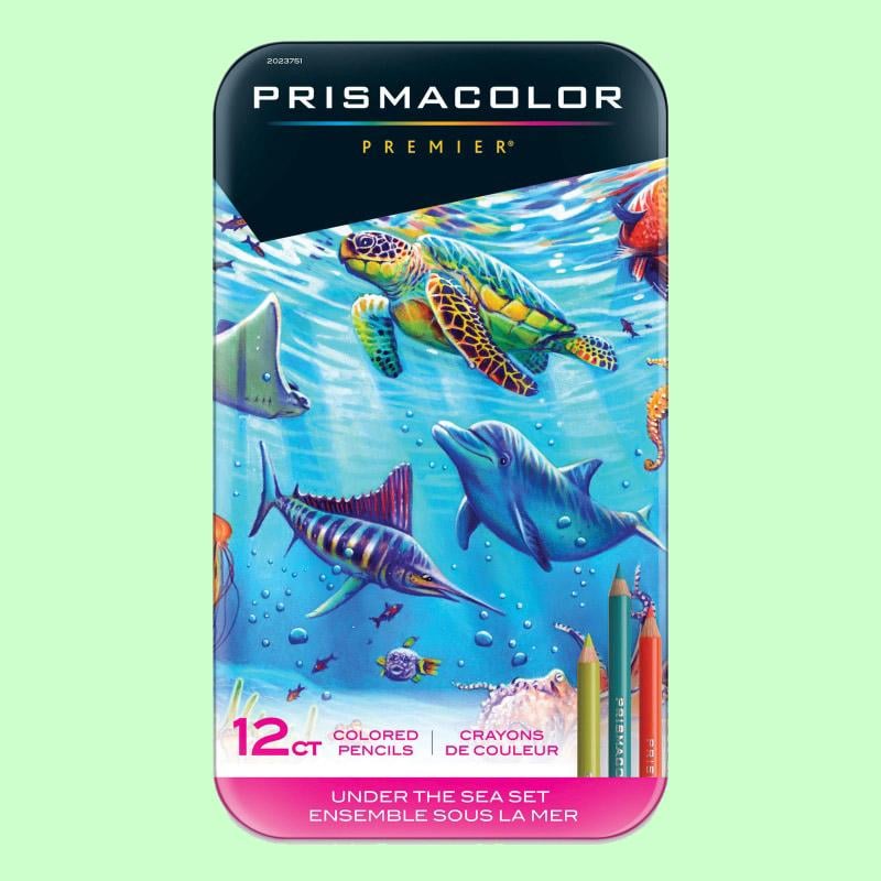 Набор карандашей мягких Prіsmacolor UNDER the SEA Colored Pencіls 12 шт. (111409)