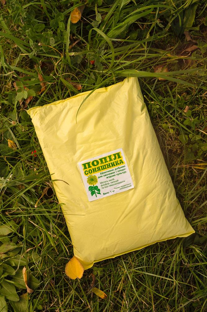 Попіл соняшника добриво 1 кг (400002)