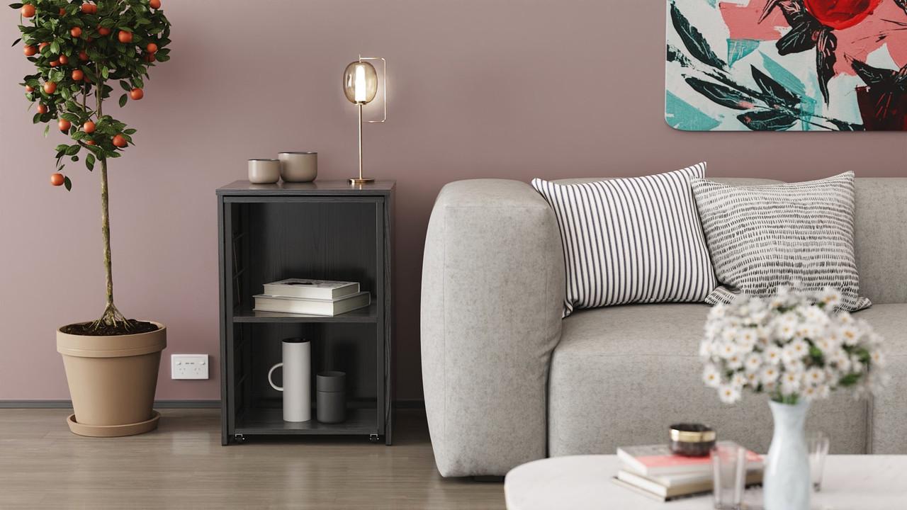 Стіл-тумба трансформер Ferrum-decor Смарт 2/2 метал/ДСП 16 мм 750x1450x600 мм Чорний/Сосна Кембра (FRD-105104) - фото 5 Стіл-тумба трансформер Ferrum-decor Смарт 2/2 метал/ДСП 16 мм 750x1450x600 мм Чорний/Сосна Кембра (FRD-105104) - фото 5