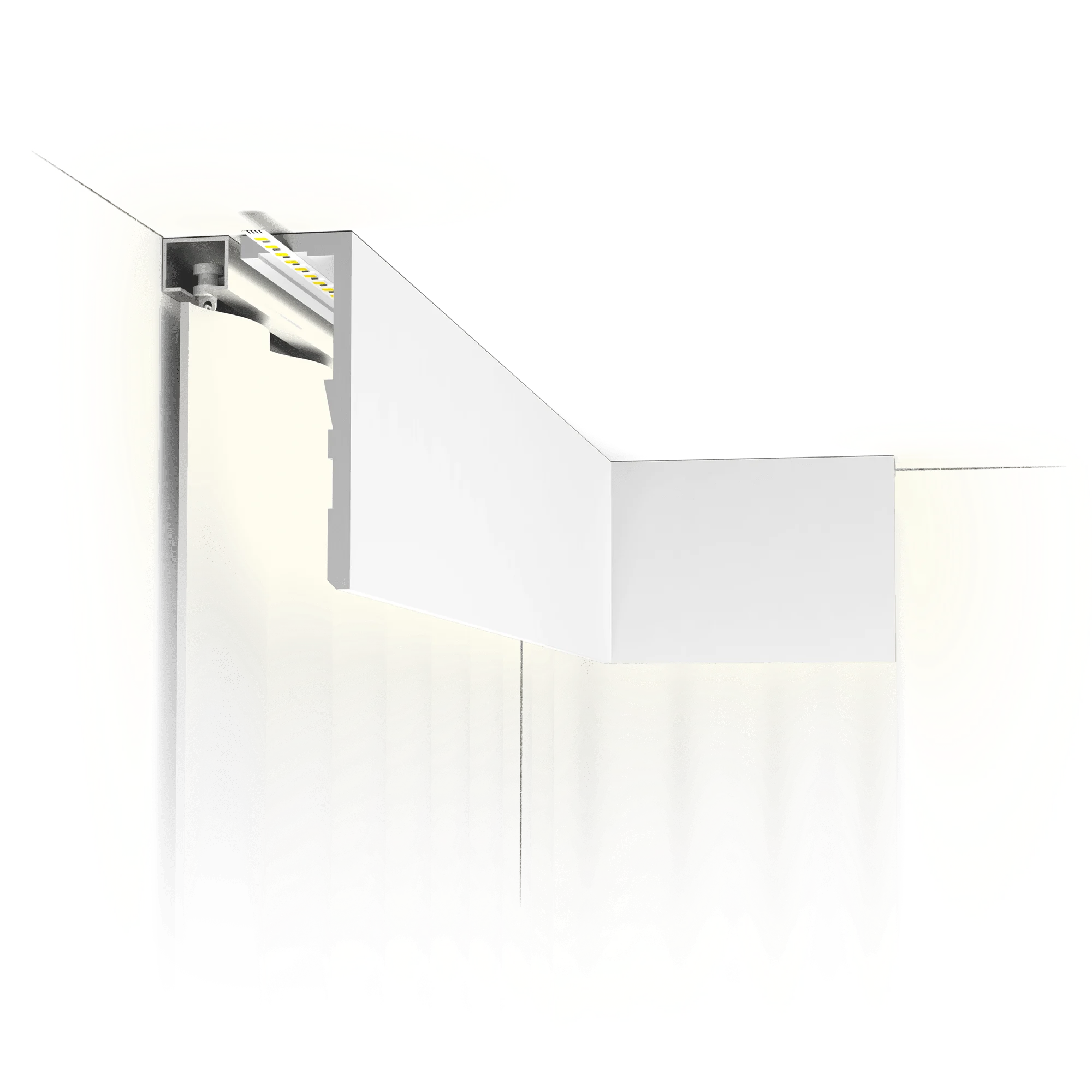 Потолочный плинтус для штор и подсветки Orac Decor грунтованный 2600x155x45 мм (CX217-2600)