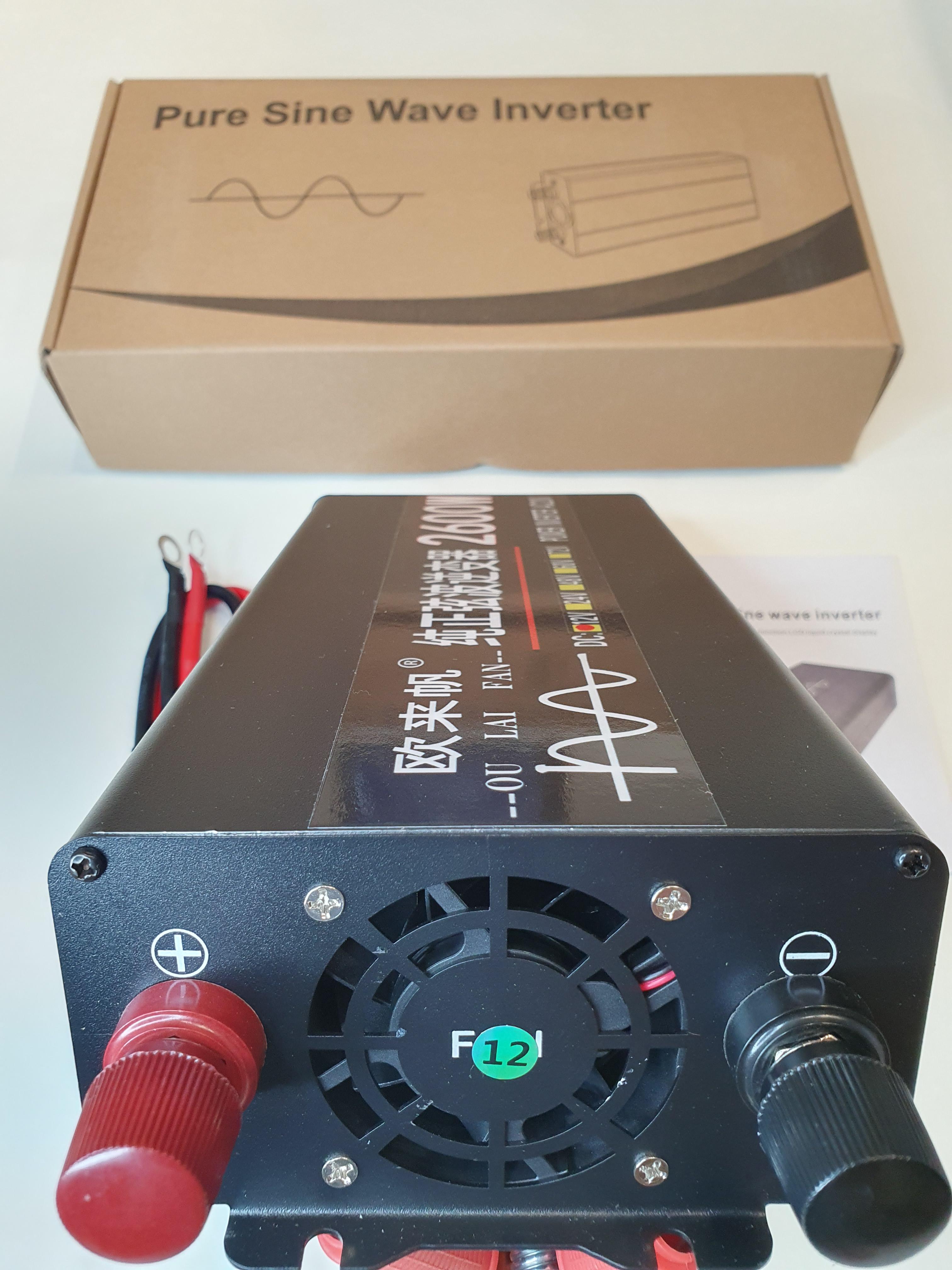 ᐉ Инвертор 12-220V с чистой синусоидой 2600W (240751) • Купить в Киеве ...