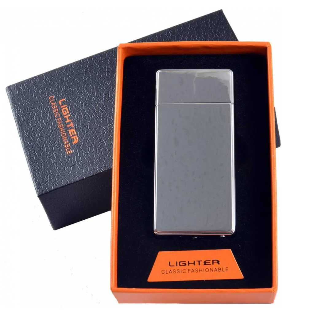 USB-зажигалка газовая Previal Турбо 2в1 и спираль накаливания Silver (32162031)