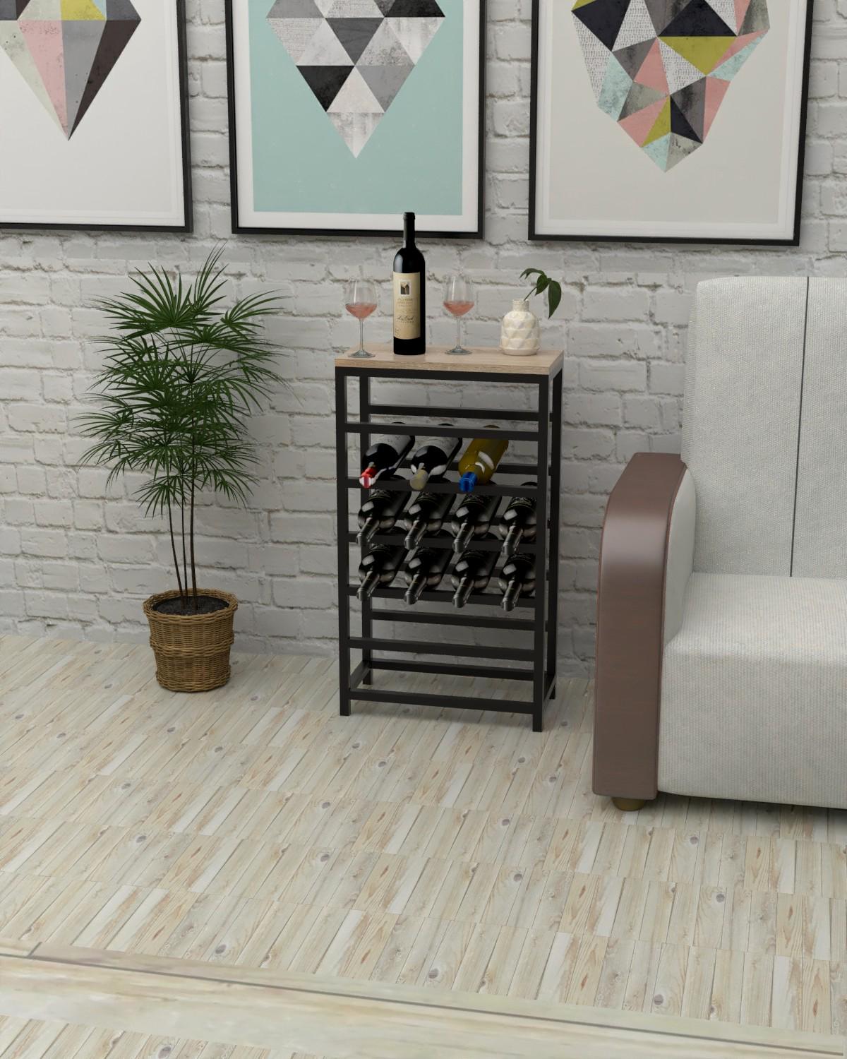 Підставка для вина EcoLoft Амароне DSP-1452-6 в стилі лофт (34138092)